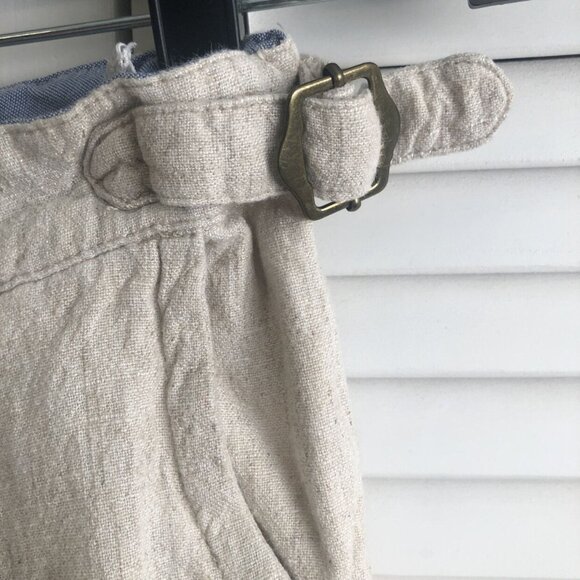 Fore! Axel & Hudson Size 4 Cream Linen Shorts - Picture 2 of 6